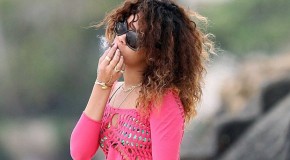 Rihanna Gets Caught Smoking Weed Again