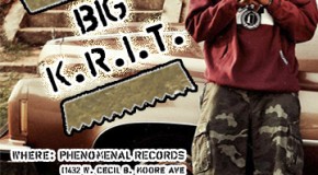 Big K.R.I.T Meet & Greet 4/28/12 at Phenomenal Records From 2pm-330pm