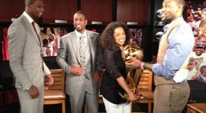 Oprah Winfrey Interviewed NBA Champions Miami Heat