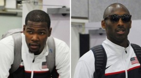Kobe Bryant x Kevin Durant Arrive At The London Airport Wearing Air Jordans (Photos Inside)
