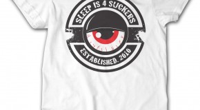 SI4S (@SleepIs4Suckers) One Eye Open (White/Red)