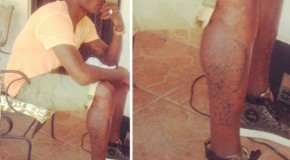 Chad Johnson TATTOOS Evelyn Lozada’s Face on His Leg (Photos Inside)