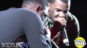 Kendrick Lamar jumps on stage with GAME at PowerHouse 2012 (Shot by @BootlegKev)