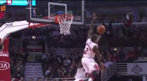 Chicago Bulls Guard Nate Robinson Swats Brooklyn Nets Marshon Brooks Lay Up (Video)