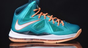 Nike Lebron X (Sunset) (Miami Dolphins Tribune) Preview