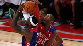 Kobe Bryant Blocks Lebron Twice In One On One Matchup During The All-Star Game (Video)
