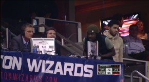 Hi, My Name Is: Wale Introduces Himself To The Toronto Raptors Announcers After They Diss Him In DC (Video)