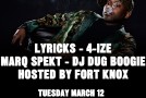 Fort Knox (@FortKnoxLive) Presents: Masta Killa Of Wu-Tang (Live In Atlanta 3-12-13)