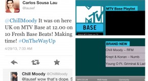 Chill Moody Makes International TV Debut on MTV UK/ MTV Base (UK, France, S. Africa, Kenya & more)
