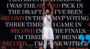 Kevin Durant’s New Sports Illustrated Cover & He Is Tired of Being SECOND!!!