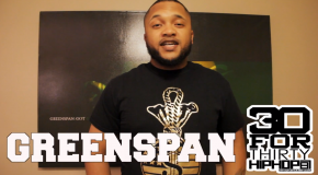 [Day 15] Greenspan – 30 For THIRTY DMV Freestyle (Video)