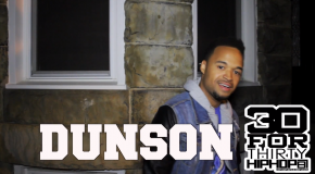 [Day 16] Dunson – 30 For THIRTY DMV Freestyle (Video)