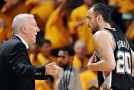 Spurs Manu Ginobili Steps Back & Breaks Warriors Rookie Harrison Barnes Ankles (Video)