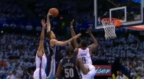 Grizzlies Forward Tayshaun Prince Throws Down Nasty Dunk Over 3 Thunder Players (Video)