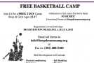 Calling All Boys and Girls ages 12-17, Signup For The 4th Annual @HoopDreams215 Basketball Camp (FREE)