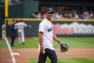 Seattle Seahawks QB Russell Wilson Tosses The First Pitch At The Seattle Mariners Game (Video)