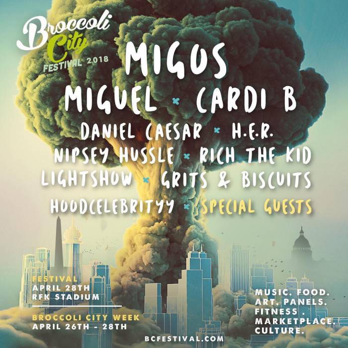 Broccoli City Partners w/ Live Nation Urban For 6th Annual Broccoli