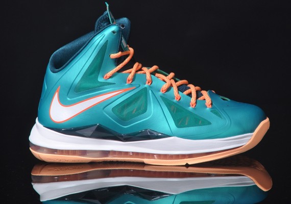 cover Nike Lebron X (Sunset) (Miami Dolphins Tribune) Preview 