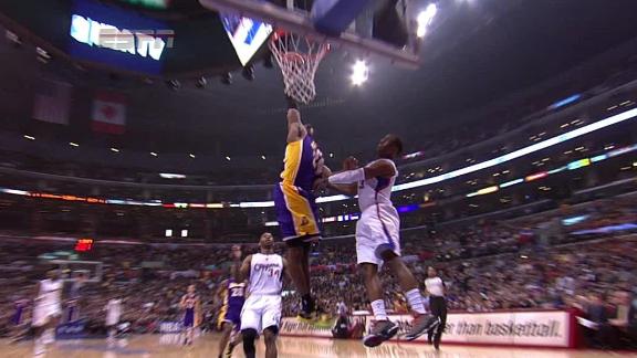 dm_130104_nba_kobe_dunk Los Angeles Kings: Kobe Posterizes Chris Paul (Video)  