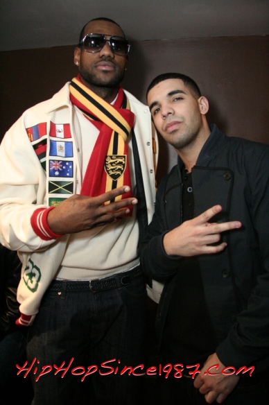 drake-lebron-jameswtmk Your Favorite NBA Athlete’s Favorite Rappers  