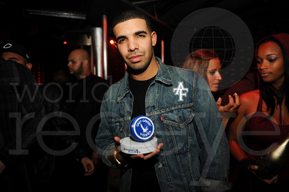 gg1 Drake Accepts (Hank McCoy) Grey Goose Vodka Rising Icon Award  