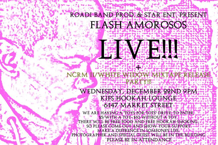 WHITE_WIDOW_destroy_flyer Flash Amorosos - Pick Him Up  