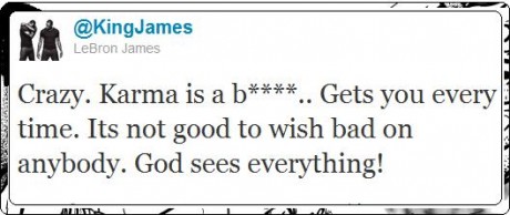 T3-460x1941 Lakers Put A Hurting On The Cavaliers By 55 Pts! (Most Ever In Recent History) + Lebron James Tweets "Karma Is a Bxtch"  