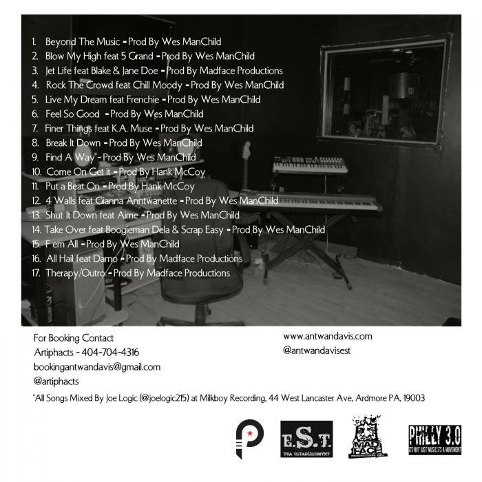 Beyond-The-Music-Back-Cover @AntwanDavisEST - Beyond The Music (Mixtape)  