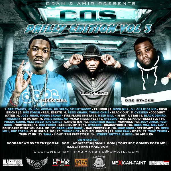 COSPE3 Oran & Amir C.O.C. Philly Edition Vol 3 (Mixtape)  