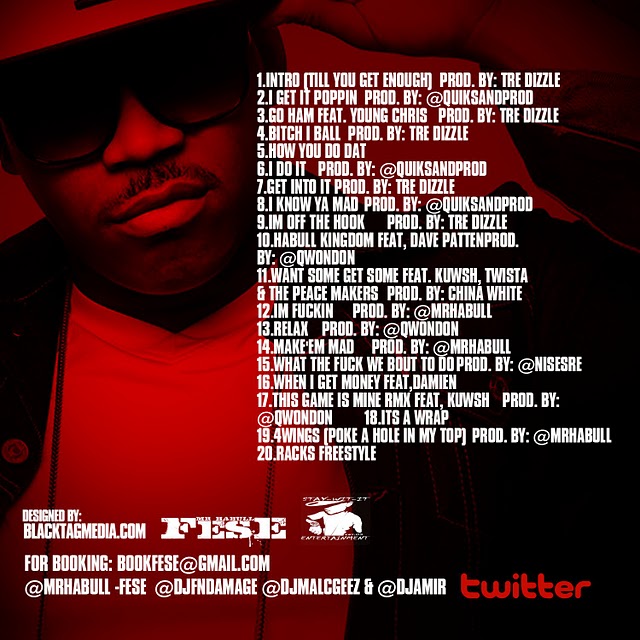 feseback Fese (@Mrhabull) - The Great HamBino (Mixtape) Hosted by @DJfnDAMAGE @DjAmir @DJMalcGeez 