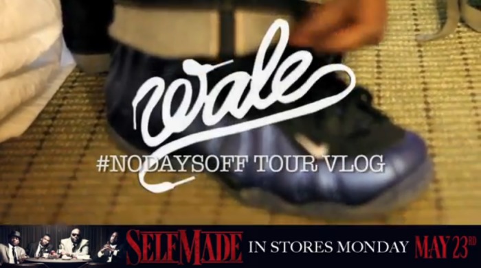 Wale No Day Off Tour Vlog In Chicago With Derrick Rose (Video)
