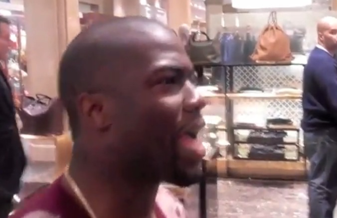 Kevin Hart Is Shopping In London (Video)