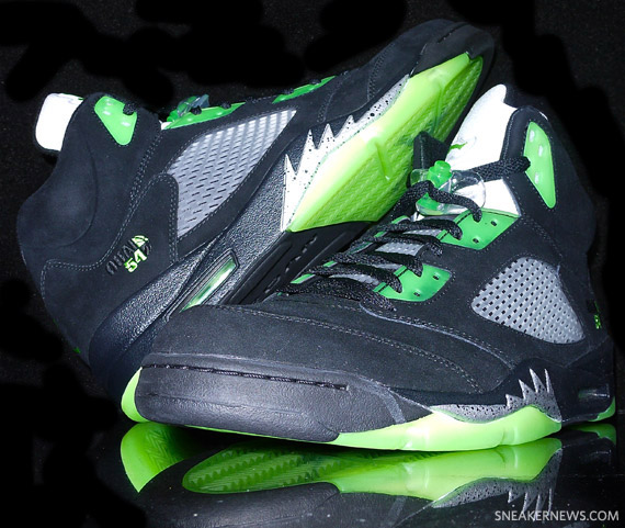 Air-Jordan-V-Quai-54-Black-Detailed-Images-4 Jordan 5 Quai 54 black  