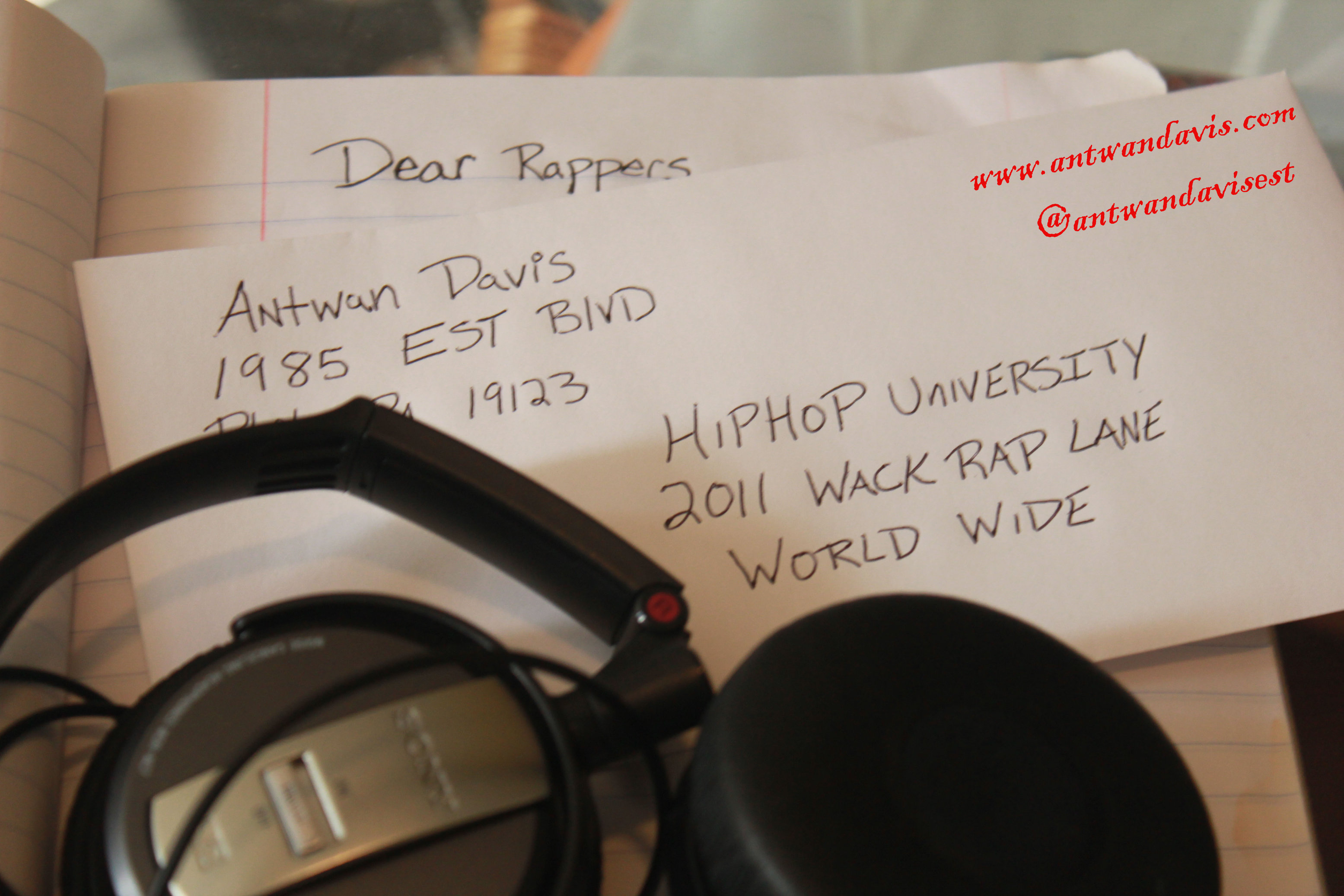 Antwan Davis (@AntwanDavisEST) – Dear Rappers