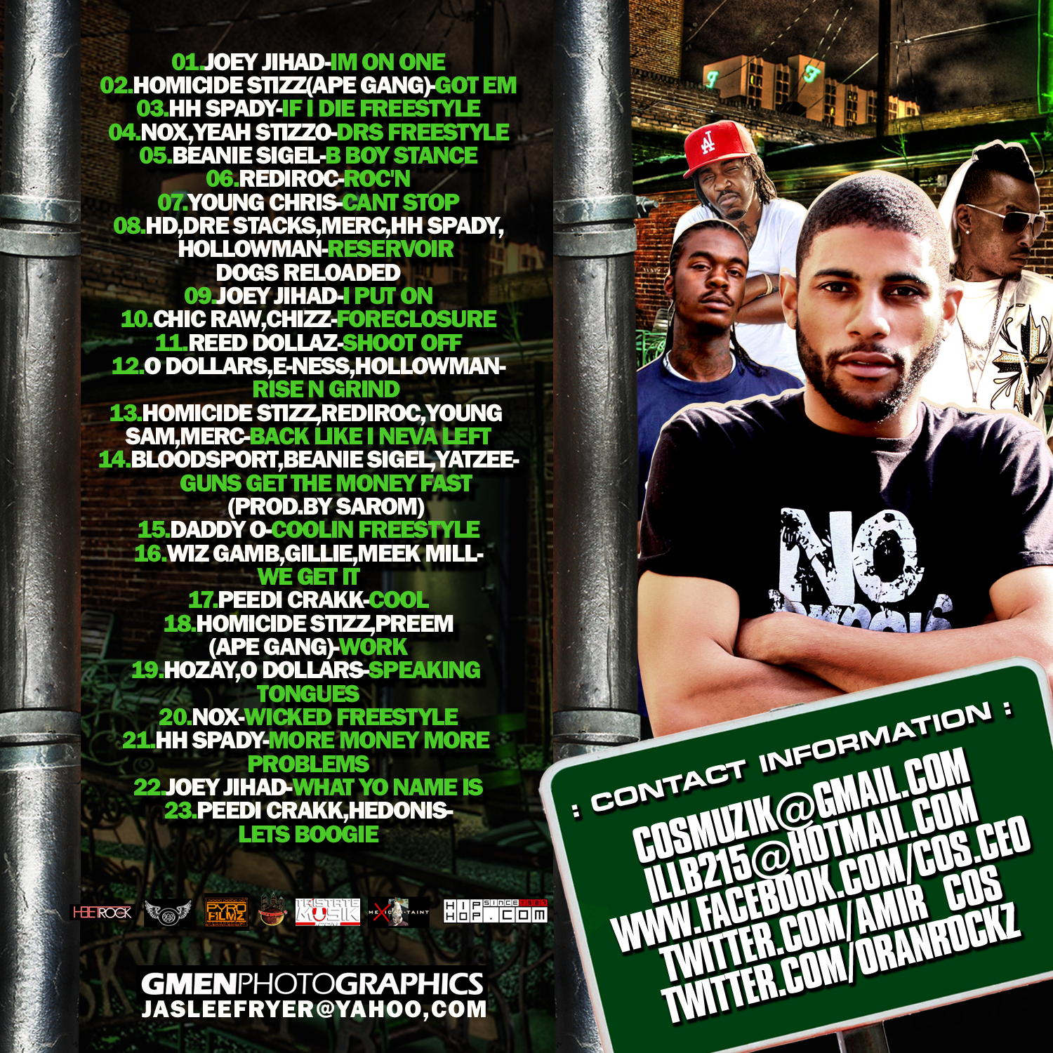 Philly-7-Back @OranRockz @Amir_COS & ILL-B Presents: C.O.S Philly Vol. 7 (Mixtape)  