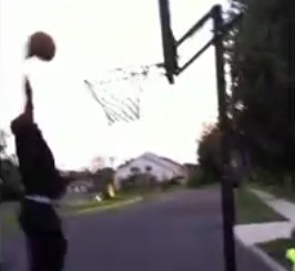 Kevin Hart Dunks On His Nephew, YES!!! Kevin Hart + A Basketball = Dunking (Video)