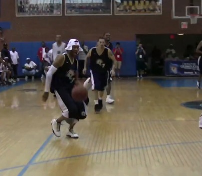 Iverson Drops 30 Points at Cross-Over Celebrity Basketball Game (Video)