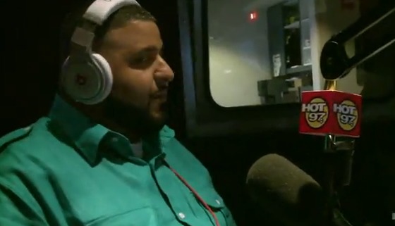 DJ Khaled Talking about Eminem on the Angie Martinez Show (Video)