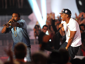 Jay-Z & Kanye West Performs Otis Live At The VMA’s (Video)