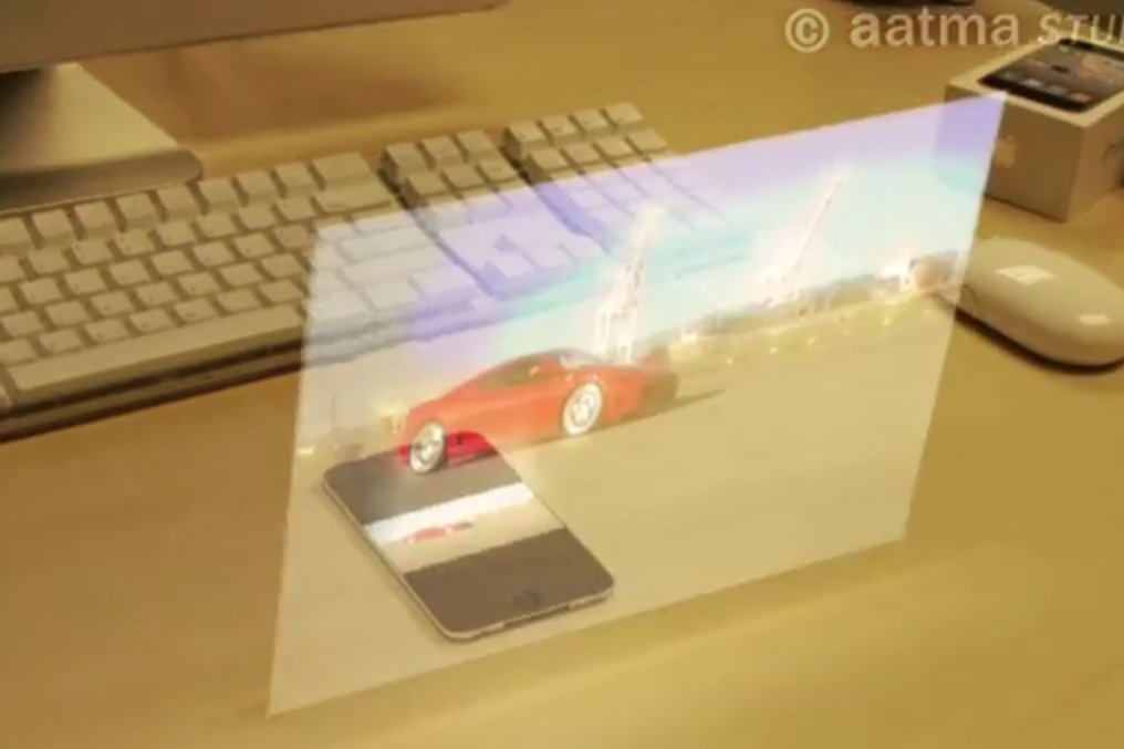 I Wish This Was The iPhone 5 (Laser Keyboard + Holographic Display) (Video)