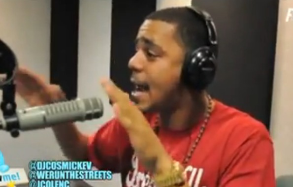 J. Cole (@JColeNC) – Ima Boss & Otis Freestyle (@DJCosmicKev Come Up Show) (Video)
