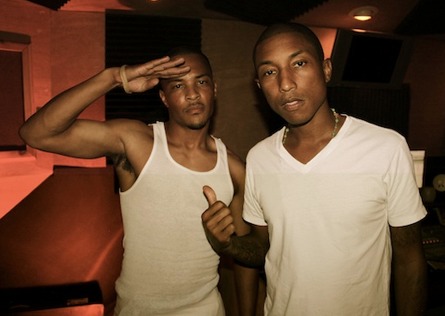 T.I. & Pharrell In The Studio