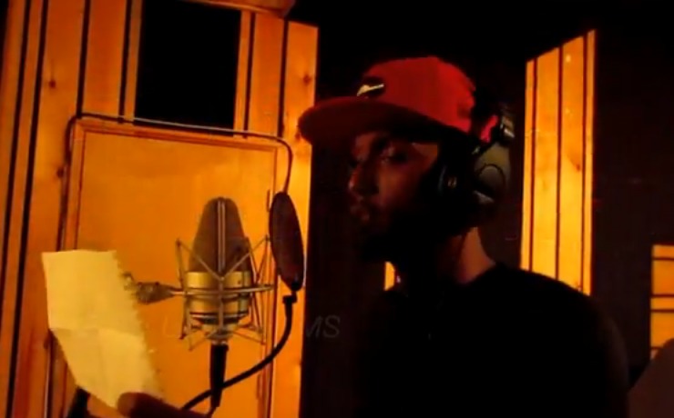 Lou Williams (@TeamLou23) Recording In Studio Footage Recording His First Mixtape (Video)