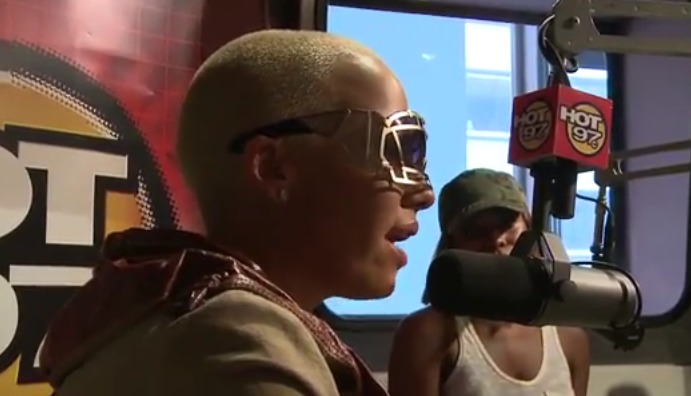 Amber Rose (@DaRealAmberRose) Disses Funkmaster Flex (@FunkmasterFlex) on Hot 97 (@Hot97) Morning Show (Video)