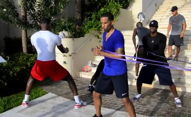 Lebron (@KingJames) & Wade (@DwyaneWade) Work Out in Miami During The Lockout (Video)
