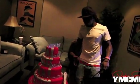 Birdman (@birdman5star) Gets Lil Wayne (@Liltunechi) a Birthday Gift (Video)