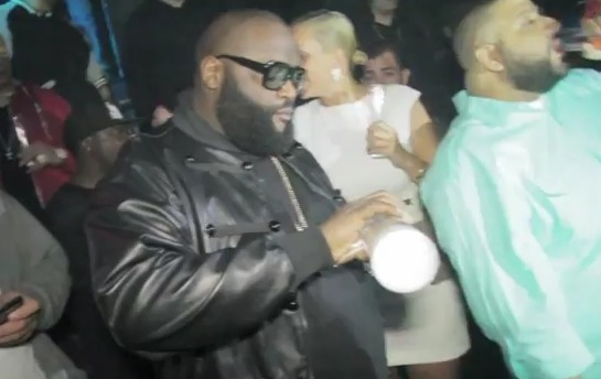 Rick Ross, Drake and DJ Khaled Party @ Greenhouse NYC (10-5-2011) (Video)