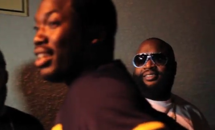 Meek Mill (@MeekMill) Introduces All Star (@AllSteezy) To Rick Ross (@RickyRozay) (Video)