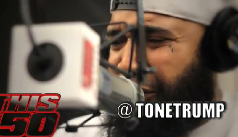 Tone Trump (@ToneTrump) Freestyle at G-Unit for ThisIs50 Radio (Video)