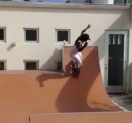 Lil Wayne Showcasing His Skate Board Skills (Video)